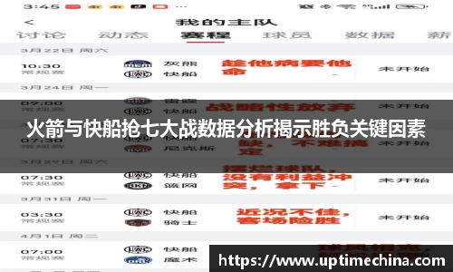 火箭与快船抢七大战数据分析揭示胜负关键因素